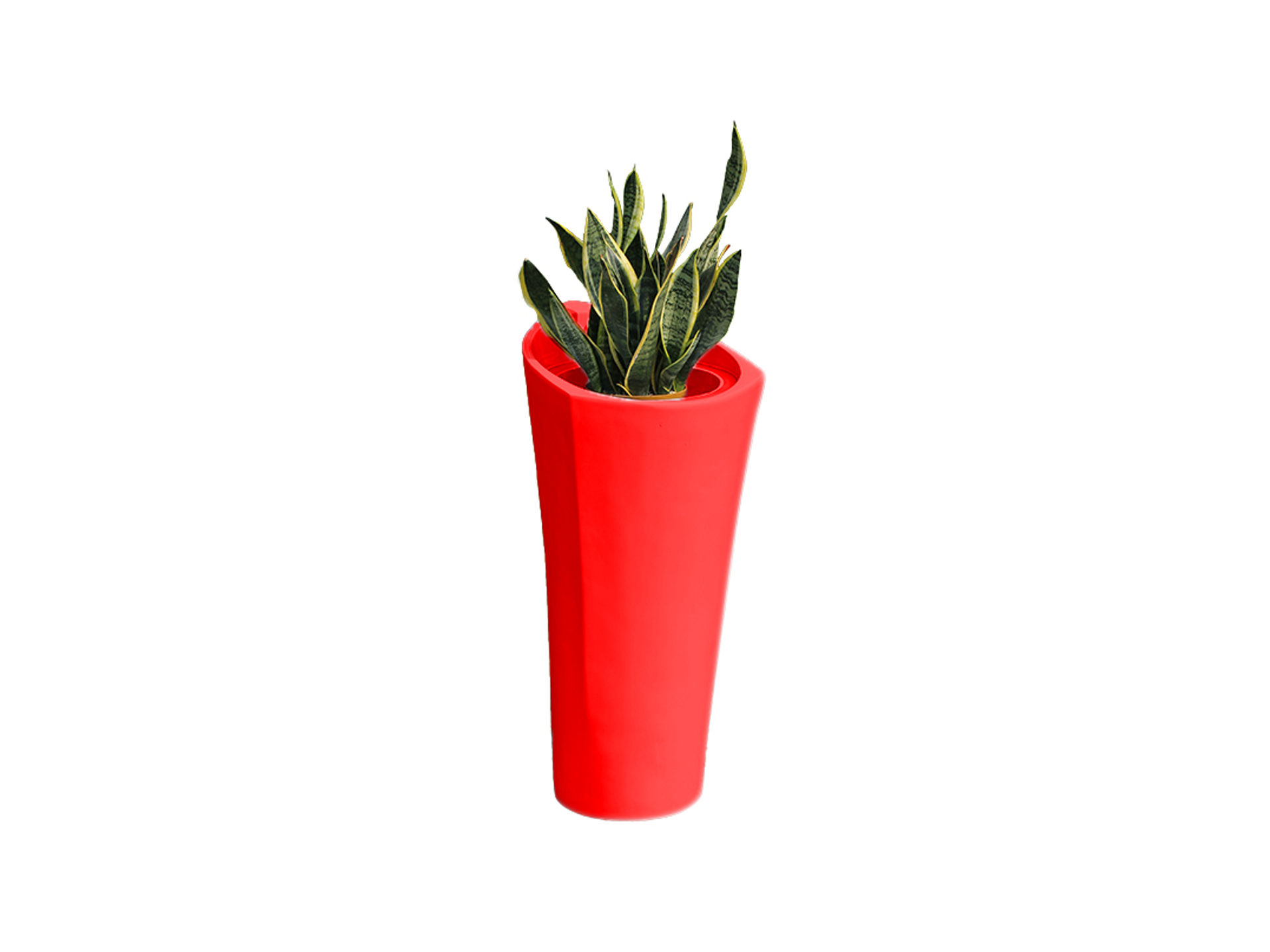 Rogue blumenkübel rot